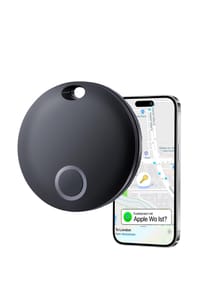 S&T DESIGN - 1x Smart Tag für iOS wo ist kompatibel - Schwarz