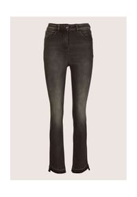 MADELEINE - Five-Pocket-Hose mit schrägem Beinsaum - blue