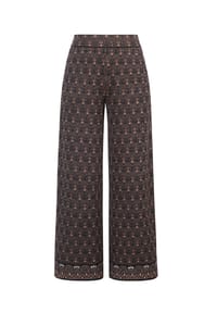 IVKO - Hose mit fließendem Wide-Leg-Schnitt - black