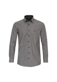 CASAMODA - Herren Freizeithemd kariert Comfort Fit - Dunkelgrün