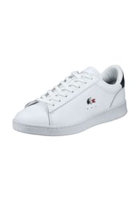 LACOSTE - Sneaker, Leder, Logo-Stickerei, für Herren - Weiß/Rot