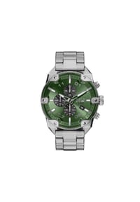 DIESEL® Spiked - Diesel Herren-Chronograph mit Stacheldesign, Edelstahl, DZ4712 - Silber