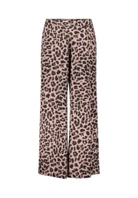 Vera Mont - Marlene-Hose mit Leoprint - Weiß/Braun
