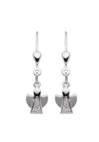 Adelia's - Damen Silber Schmuck 925 Silber Ohrringe  Ohrhänger mit Zirkonia - silber