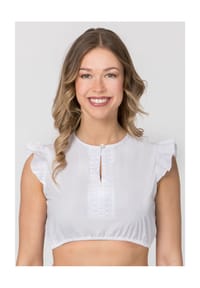 STOCKERPOINT - Dirndlbluse, Flügelärmel, für Damen - WEISS