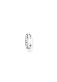 Thomas Sabo Charming - Einzel Creole weiße Steine silber - silberfarben