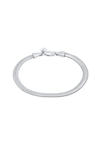 elli. PREMIUM - Armband Elli Premium Armband Flach Elegant Schlangenkette Fischgräte 925 Silber - Gold