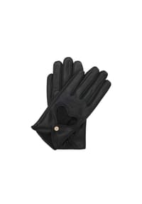 Kazar - Handschuhe aus Leder mit herzförmigem Ausschnitt - Schwarz