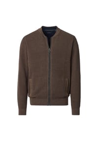 CASAMODA - Herren Strickjacke uni - Dunkelgrau