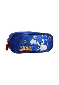 Nintendo - Sonic The Hedgehog Etui Federmäppchen Blau für Schreibutensilien - 