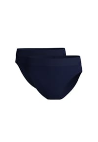 CALIDA - Damen Slip im Doppelpack, high waist Elastic Duopack - black and white