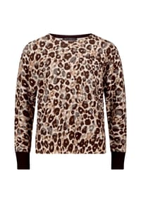 BETTY BARCLAY - Strickpullover mit Jacquard - Taupe/Beige