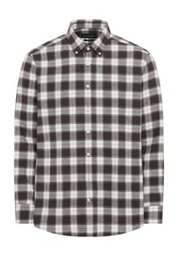 bugatti - Freizeithemd, Modern Fit, Langarm, Button-Down-Kragen, für Herren - 080 BRAUN