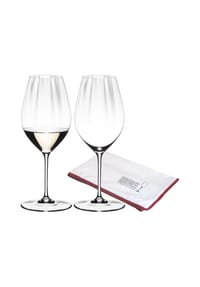 RIEDEL Rieslinggläser inklusive Poliertuch Performance 623 ml 2er Set transparent - PERFORMANCE - transparent