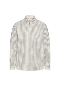 camel active - Langarmhemd mit Button-Down-Kragen - Dunkelblau