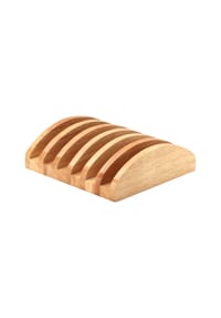 CONTINENTA - Universal-Bretterständer, Gummibaumholz - Holzfarben