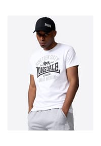 LONSDALE™ - Herren T-Shirt normale Passform KILCHOAN - Black/Red/White