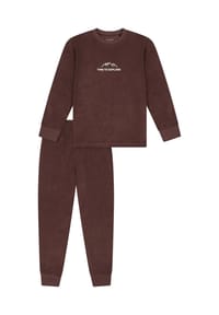 SCHIESSER - Schlafanzug Nightwear - kakaobraun