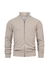 KRONSTADT - Strickjacke KSErik Zip - Black