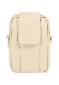 Samantha Look - Umhängetasche Echt Leder, Made In Italy - beige