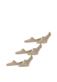 FALKE - Step High Cut Füßlinge, 3er-Pack, Rippbündchen, für Herren - 2000 WHITE