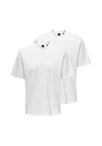 ONLY & SONS - T-Shirt 2er Pack Onsfred - Castor gray