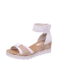 rieker - Keilsandalette, Leder, für Damen - WEISS/CLIFF