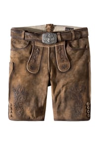 STOCKERPOINT - Trachtenlederhose Jordan - rehbraun gespeckt