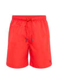 U.S. POLO ASSN. - Badehose, Tunnelzug, Seitentaschen, für Herren - 153 RED
