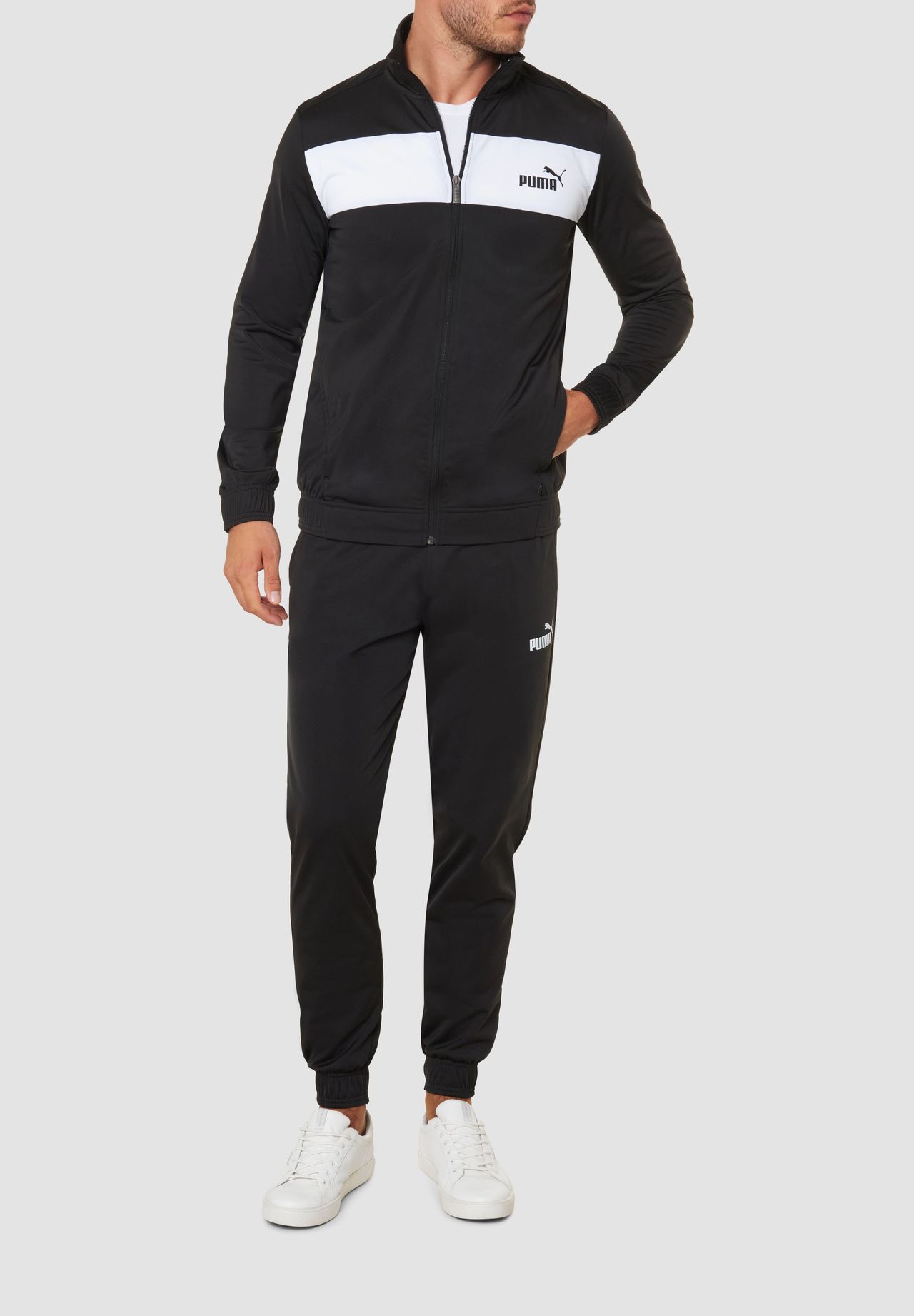 PUMA® Trainingsanzug, Logo-Print, Tunnelzug, für Herren | GALERIA 