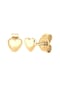 elli. PREMIUM Ohrringe Herz Liebe Geschenkidee 585 Gelbgold Bild 1