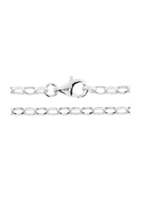 OSTSEE-SCHMUCK® - Kette , Erbs oval 2,5 mm , Silber 925/000 - silber