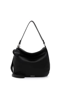 Emily & Noah ENIE - Schultertasche, Reißverschluss, Anhänger, für Damen - 100 BLACK