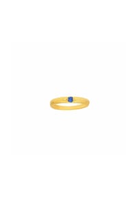 Adelia's - Adelia's Kinder Anhänger Taufring 333 Gold ( 8K ) mit Saphir – Goldanhänger Taufring - gold
