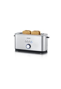 SEVERIN - Langschlitz-Toaster - EDELSTAHL/SCHWARZ