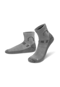 normani® - 2 Paar Merino-Kurzschaftsocken Lismore - Grau