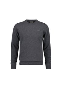 GANT - Herren Strickpullover - SUPERFINE LAMBSWOOL C-NECK, Rundhals, Wolle - Braun