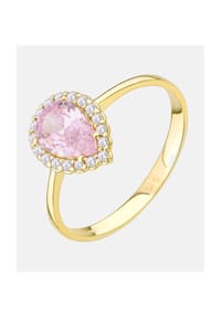 VANLERÉ - Cluster Ring, mit Saphir, 375 Gelbgold - gold