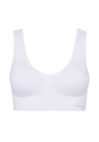 BeeDees® - Damen Bustier Comfee Crop Top mit herausnehmbaren Cups - aubergine
