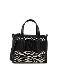 ARMANI EXCHANGE Susy - Susy Handtasche 24 cm - black script