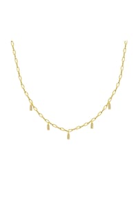 GLANZSTÜCKE MÜNCHEN - Damen Kette aus 925/- Sterling Silber in Gelbgold - gelbgold