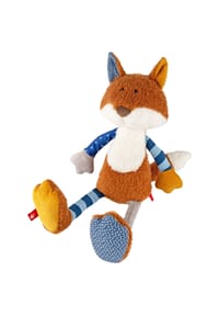sigikid® - Kuscheltier Fuchs Patchwork Sweety ,  für Babys und Kinder - mehrfarbig