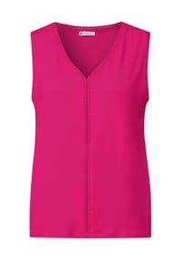 Street One - Top, V-Ausschnitt, für Damen - 16367 JUICY BERRY