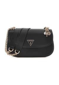 GUESS - Umhängetasche, Kunstleder, Anhänger, für Damen - BLACK