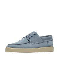 CLARKS® - Veloursleder Halbschuhe - Hellblau