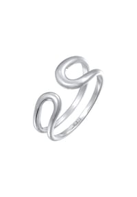 elli. PREMIUM - Ring Elli Premium Ring Offen Modern Verstellbar 925 Silber - Silber