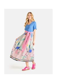 LIEBLINGSSTÜCK - Damen Kleid aus Bio-Baumwoll-Lyocell-Mix RabieL - 424P3-blue bell
