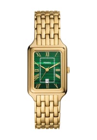Fossil アナロググリーンダイヤル レディースウォッチ-ES5341ゴールド Amazon.co.jp: Fossil アナロググリーンダイヤル レディース