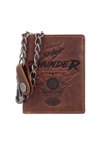 GREEN BURRY - Racing Collection Racing Collection Bristol Geldbörse RFID Leder 10 cm - braun