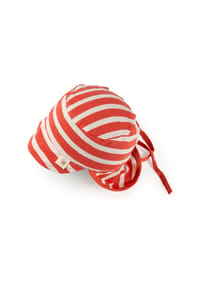 sigikid® - Mütze Ahoi Little Pirate ,  für Babys - Rot gestreift